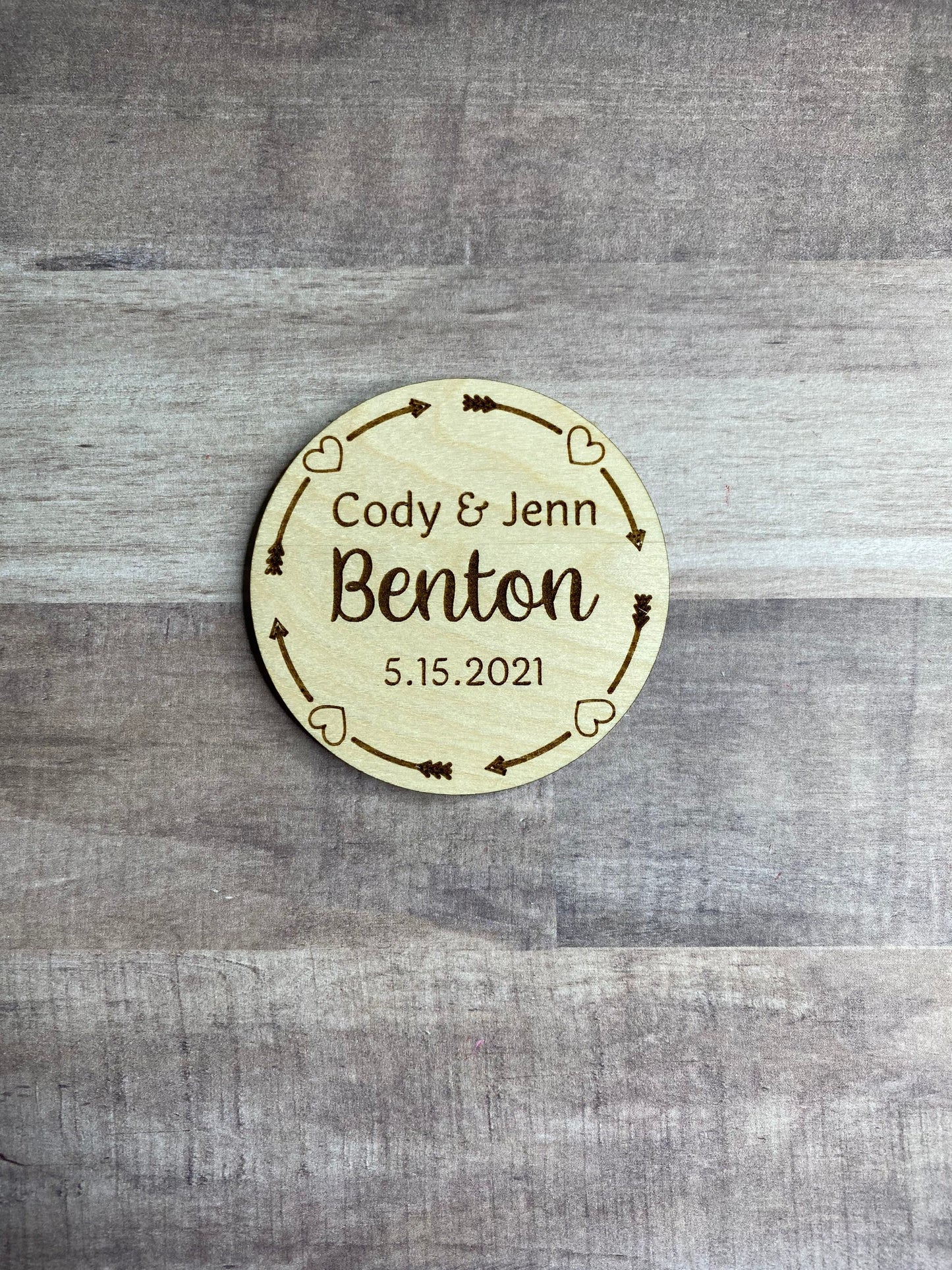 Wedding favors, Magnet favors for guests, Rustic Wedding Favor, Personalized Favors, Wedding Thank You, Wooden Favor, Wedding Magnet Favor